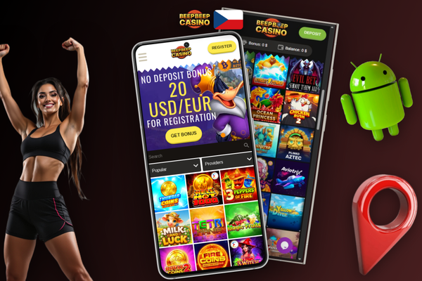 Dialogové okno aktualizace Beep Beep Casino app ke stažení na Android telefonu