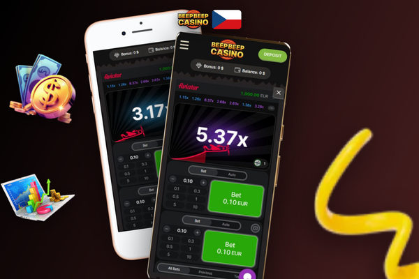Mobil s Aviator demo režimem – vyzkoušej hru zdarma v Beep Beep Casino