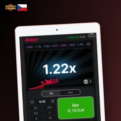 Ikona dual bet funkce Aviatoru – dvě sázky v jednom kole v Beep Beep Casino