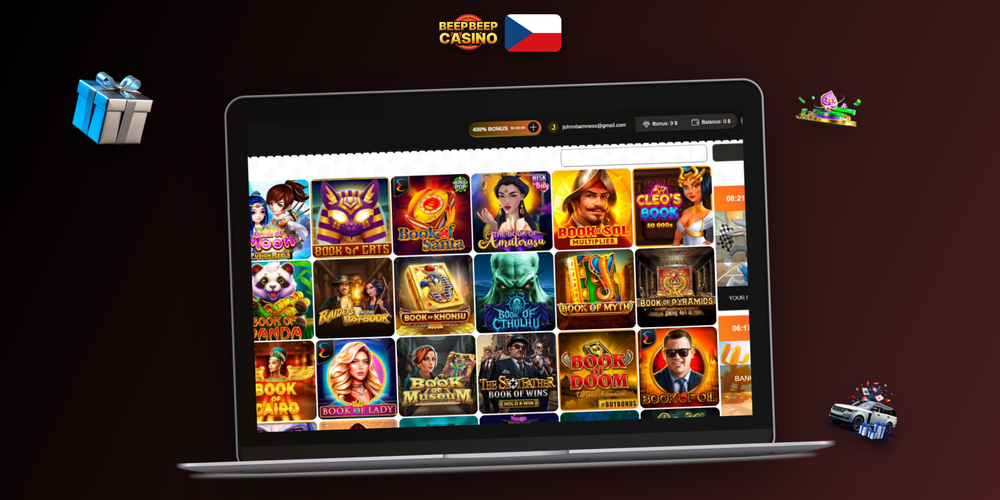 Beep Beep Casino hraní na PC, notebooku i smartphonu – tři zařízení s herním rozhraním