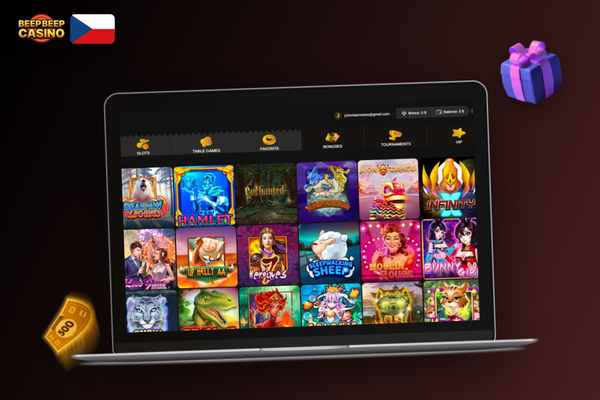 iPhone skenuje QR kód pro rychlou instalaci mobilní aplikace Beep Beep Casino