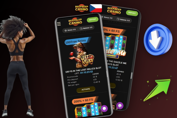 Beep Beep Casino no bonus na vklad kód DUCK250 zadaný v registračním formuláři