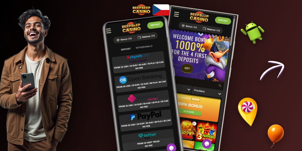 Infografika sedmi VIP úrovní Beep Beep Casino od bronzové po diamantovou